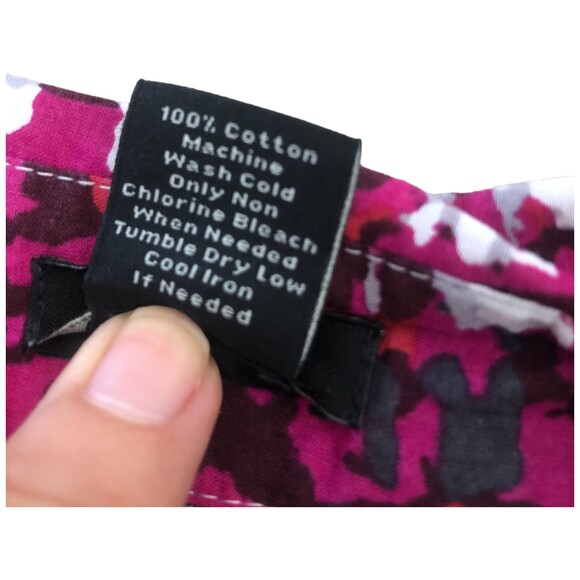 Ann Taylor 100% Long Sleeve Cotton Button Up Office Shirt Blouse Size 10 - Picture 9 of 9